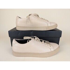 Alfani Shoes Mens 9 M Grayson Lace Up Sneakers Beige Tan Low Top Casual NEW